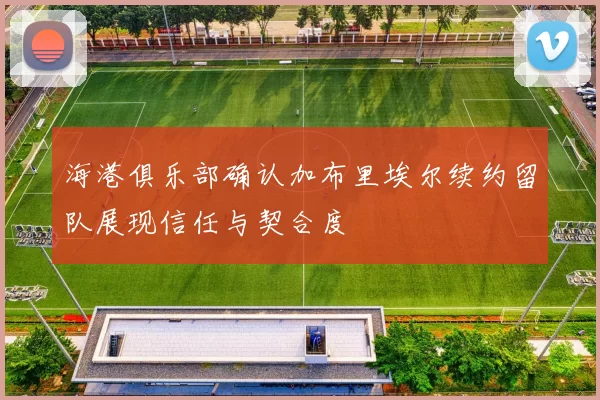 海港俱乐部确认加布里埃尔续约留队展现信任与契合度